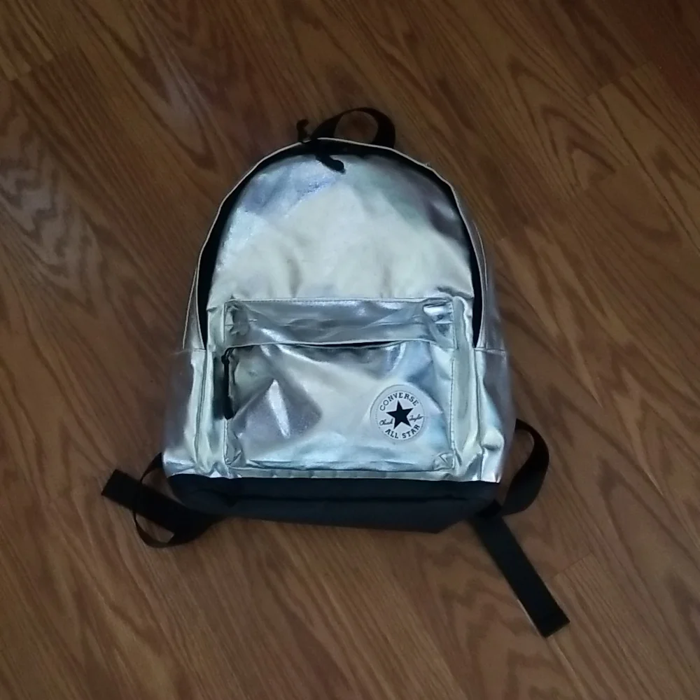 Converse silver backpack